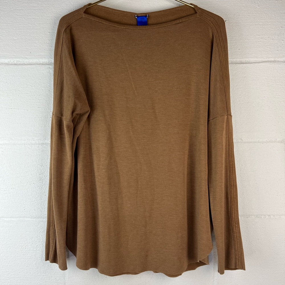 Kit and Ace Brown Long Sleeve Top, XS